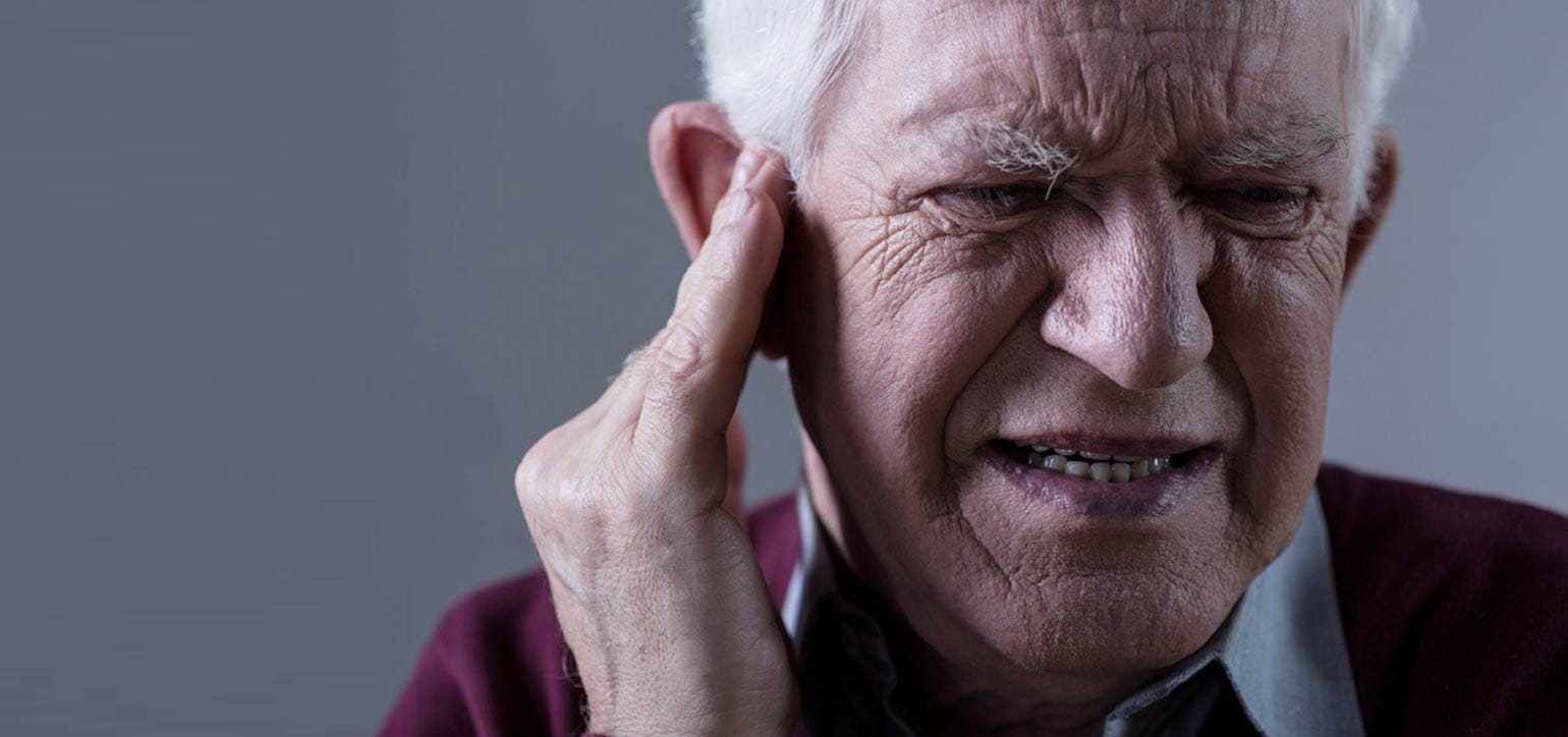 Home Old man having headache