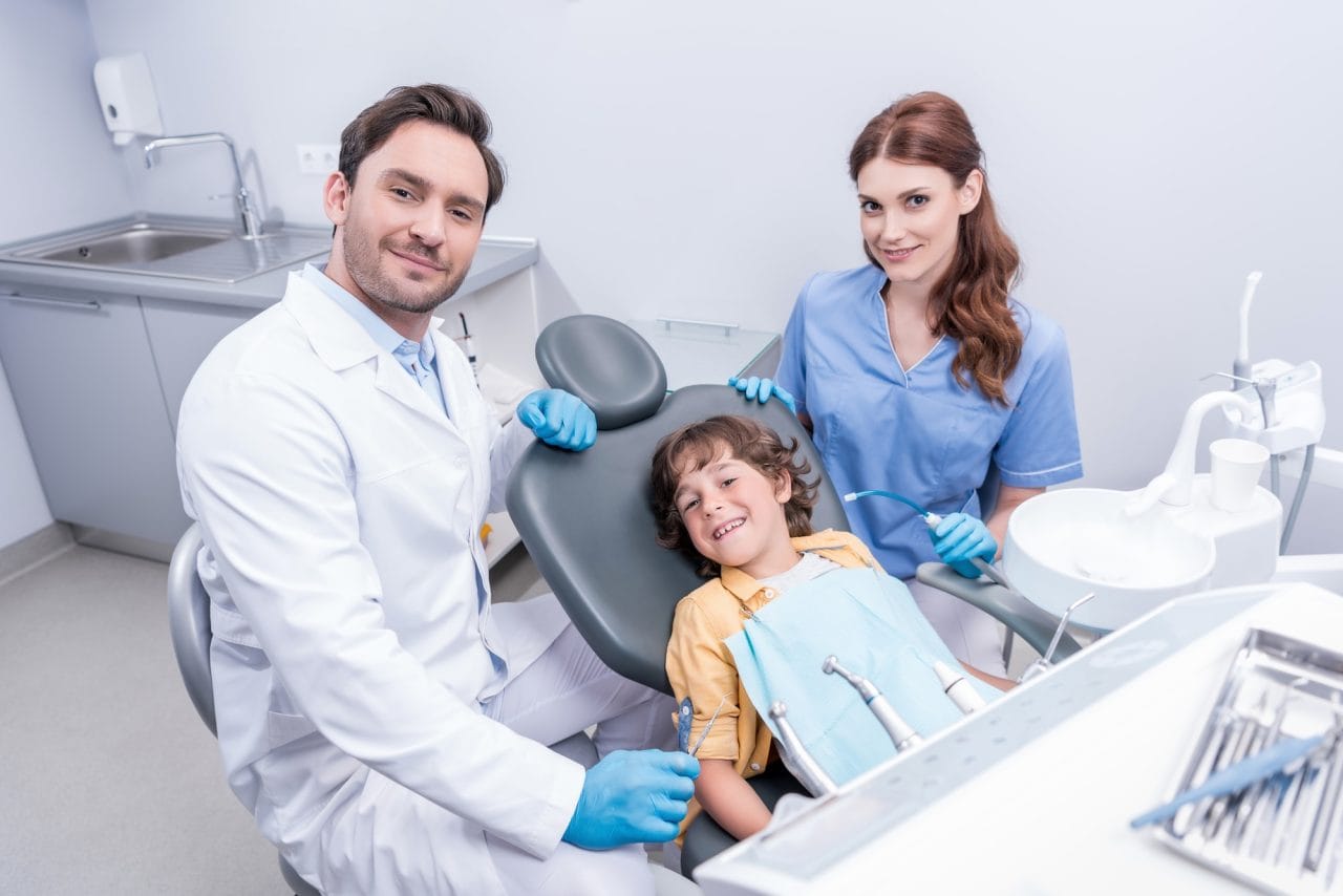 Home Dentist and patient